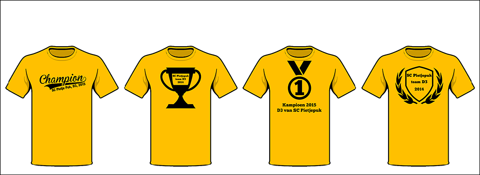 Kampioen-shirts.nl - Schild Ontwerp